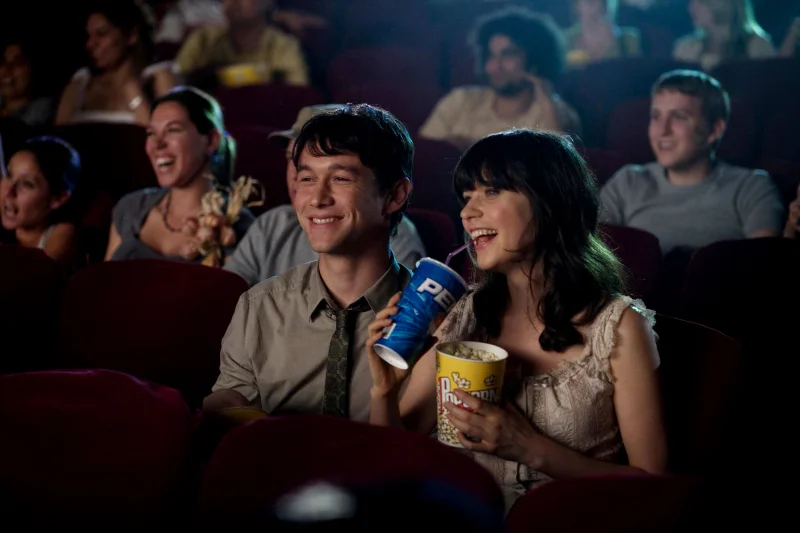 Joseph Gordon-Levitt i Zooey Deschanel w filmie "500 dni miłości'