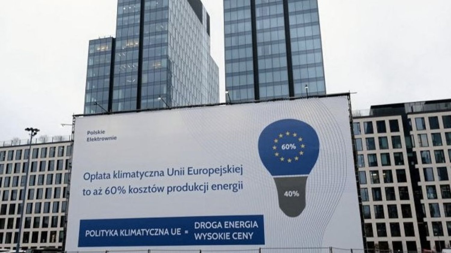 Billboard w Warszawie.