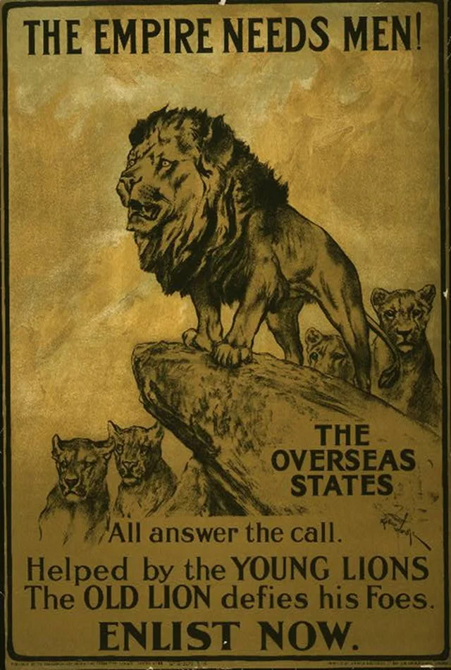Rok 1915. Imperium potrzebuje ludzi. Plakat skierowany do zamorskich części Wielkiej Brytanii