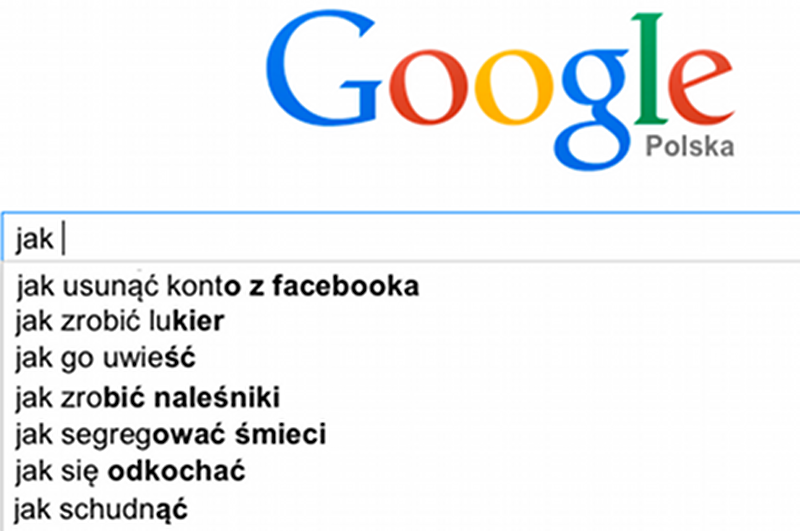 Najczęstsze pytania, które internauci wpisywali w google dotyczyły kulinariów, komputerów i oczywiście internetu.