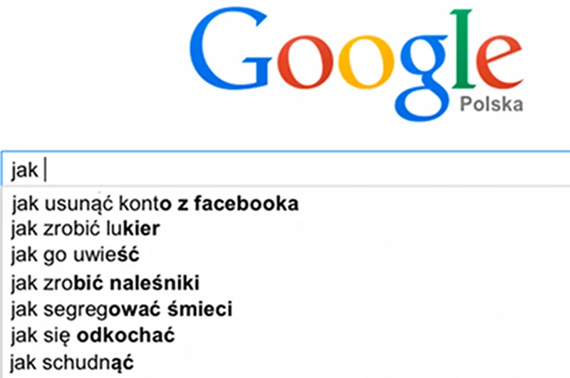 Najczęstsze pytania, które internauci wpisywali w google dotyczyły kulinariów, komputerów i oczywiście internetu.
