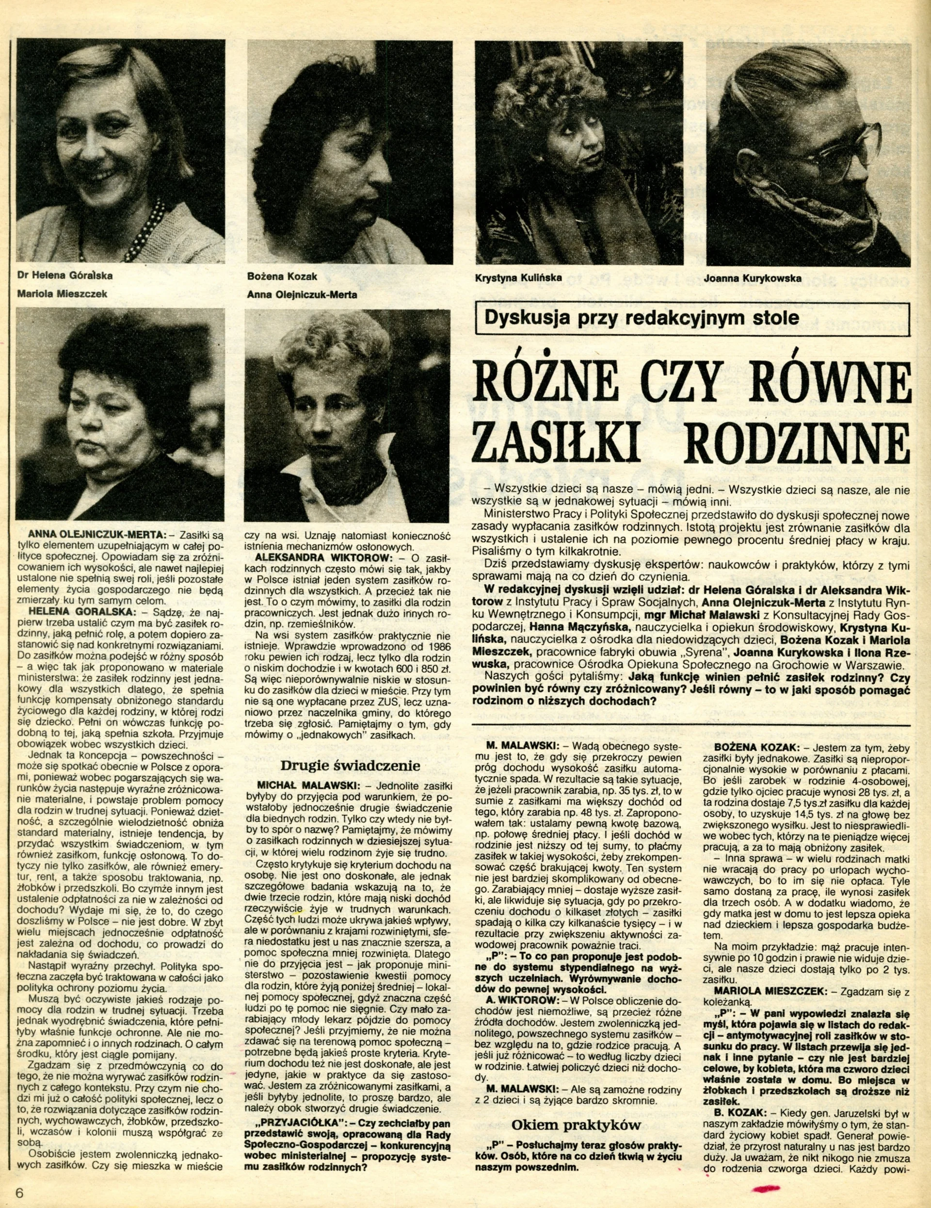 Końcówka lat 80. była rozemocjonowana, nawet w "Przyjaciółce"