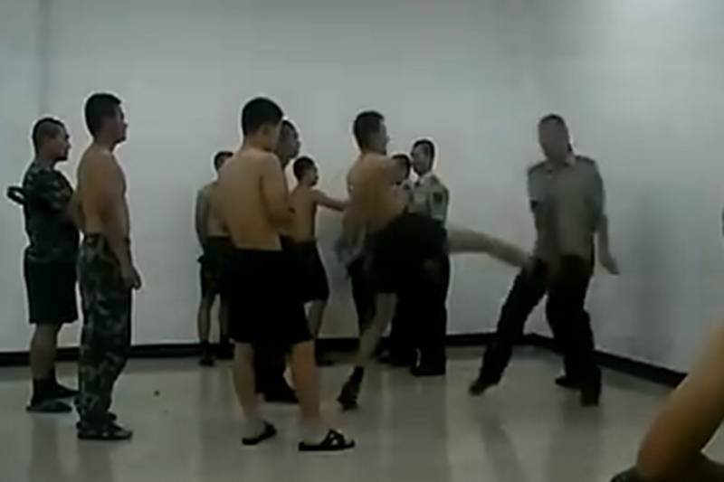 疑似内蒙古乌海市乌达区消防新兵被打