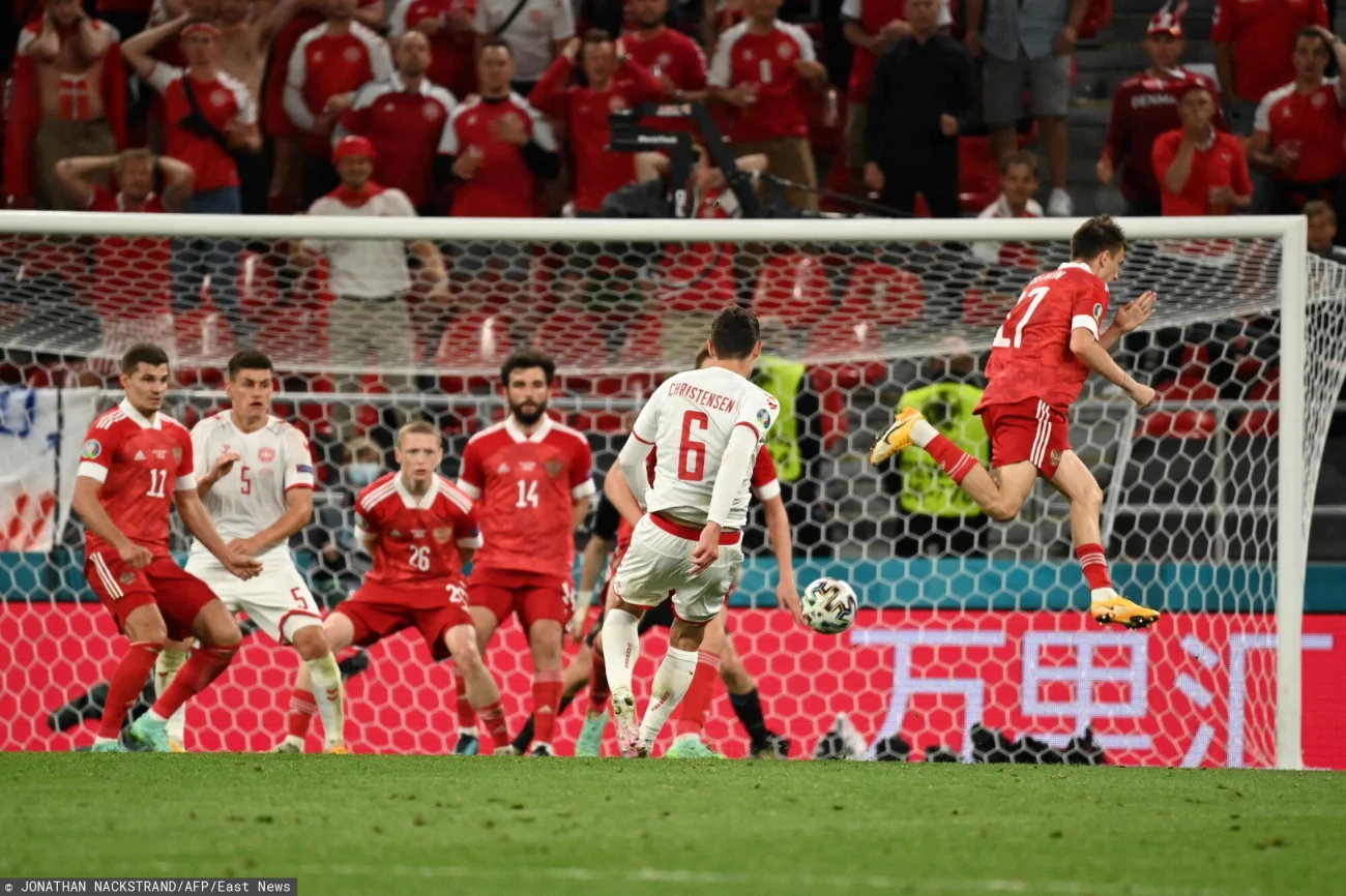 Duńczyk Andreas Christensen zdobył jedną z piękniejszych bramek Euro 2020