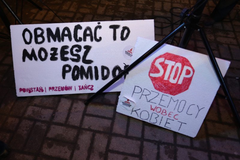 Happening "One Billion Rising/Nazywam się Miliard" przeciwko przemocy wobec kobiet