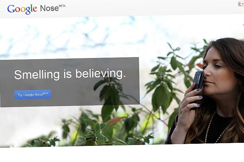 Google Nose to tylko jeden z najlepszych żartów na prima aprilis w tym roku.