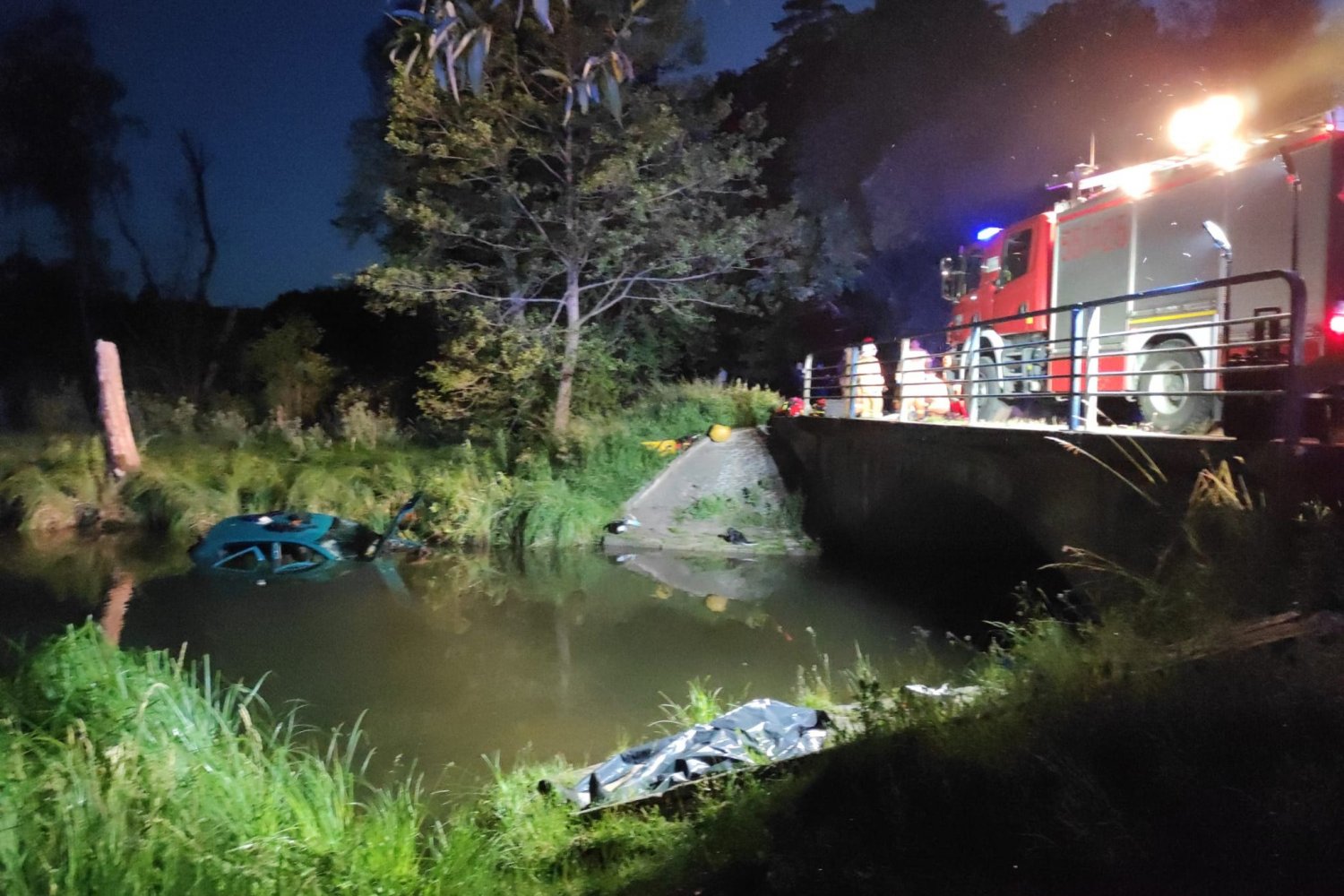 Tragiczny wypadek miał miejsce w Szczytnie w piątek. Wszyscy łącznie z kierowcą, byli kompletnie pijani.