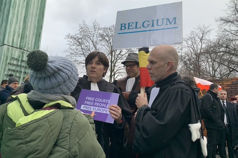 W Marszu Tysiąca Tóg wzięło udział kilkudziesięciu sędziów z Europy.