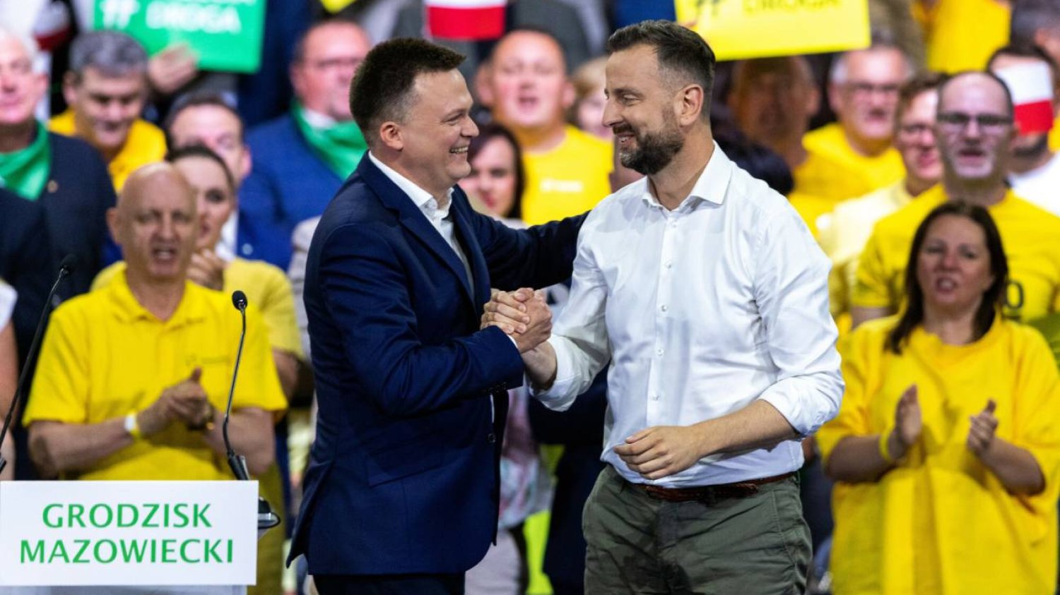Wybory 2023. Wynik Trzeciej Drogi. Przemówienie Hołowni i Kosiniaka-Kamysza