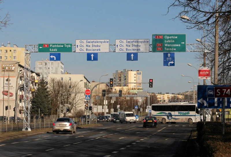 24.12.2013 Kielce - ulica Warszawska
