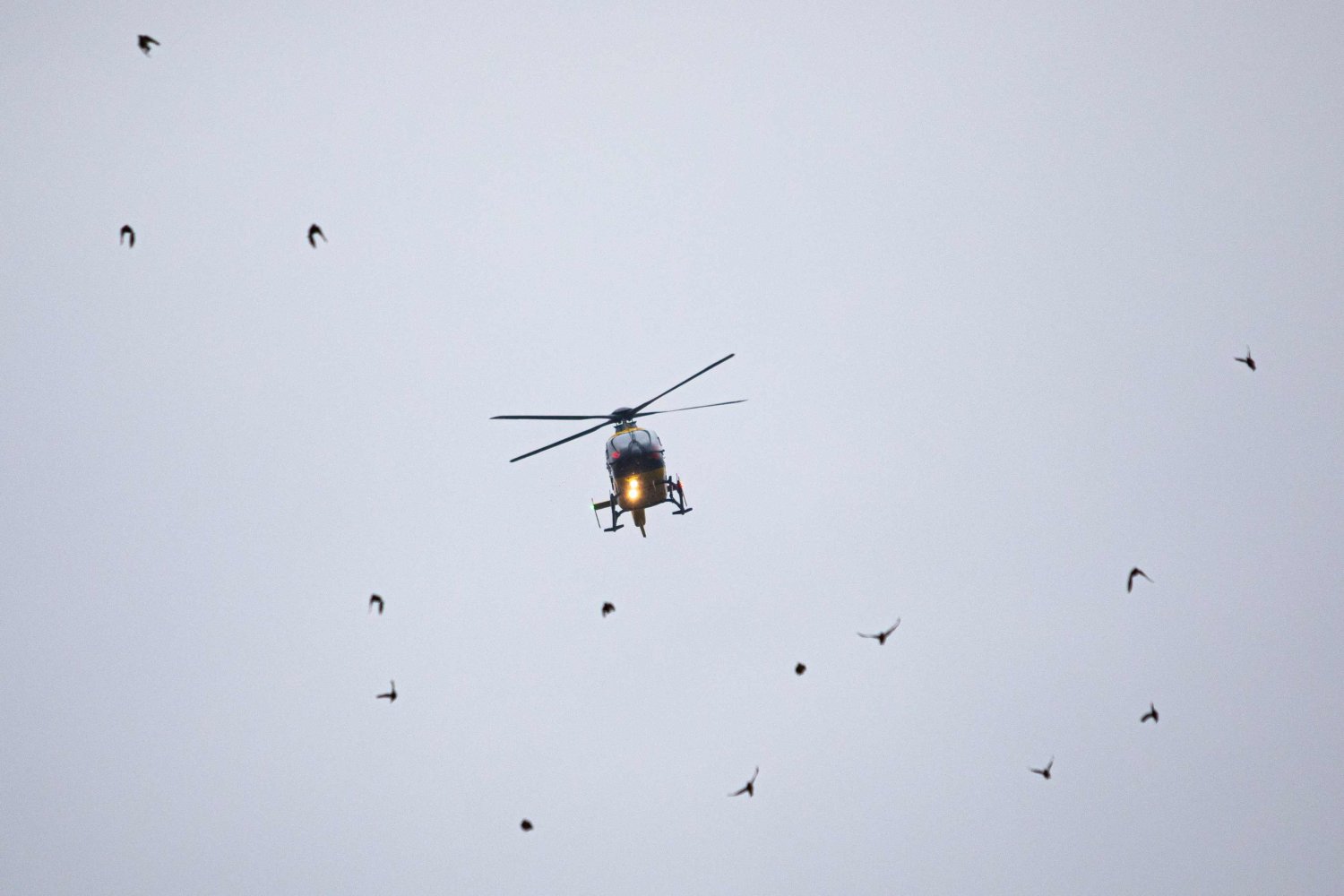 Śmigłowiec runął do Wisły w miejscowości Sady w gminie Czosnów.