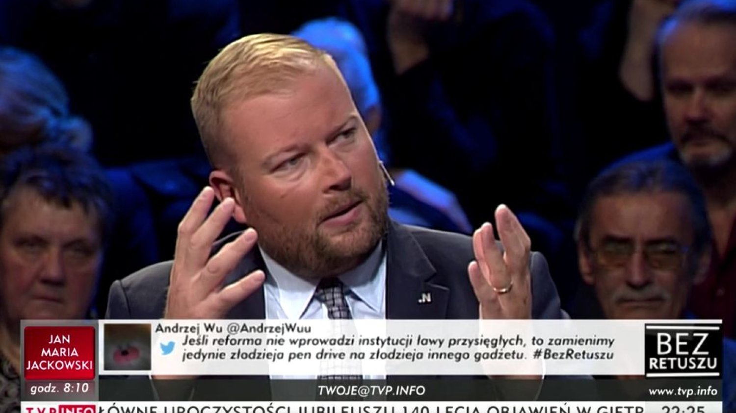 Poseł Witold Zembaczyński zaliczył nieprzyjemną wizytę w TVP