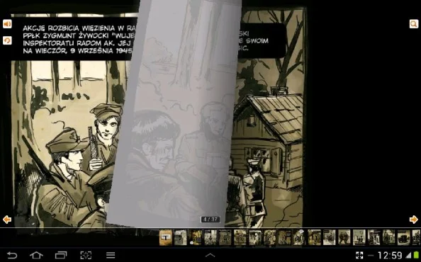 screen z komiksowej apki