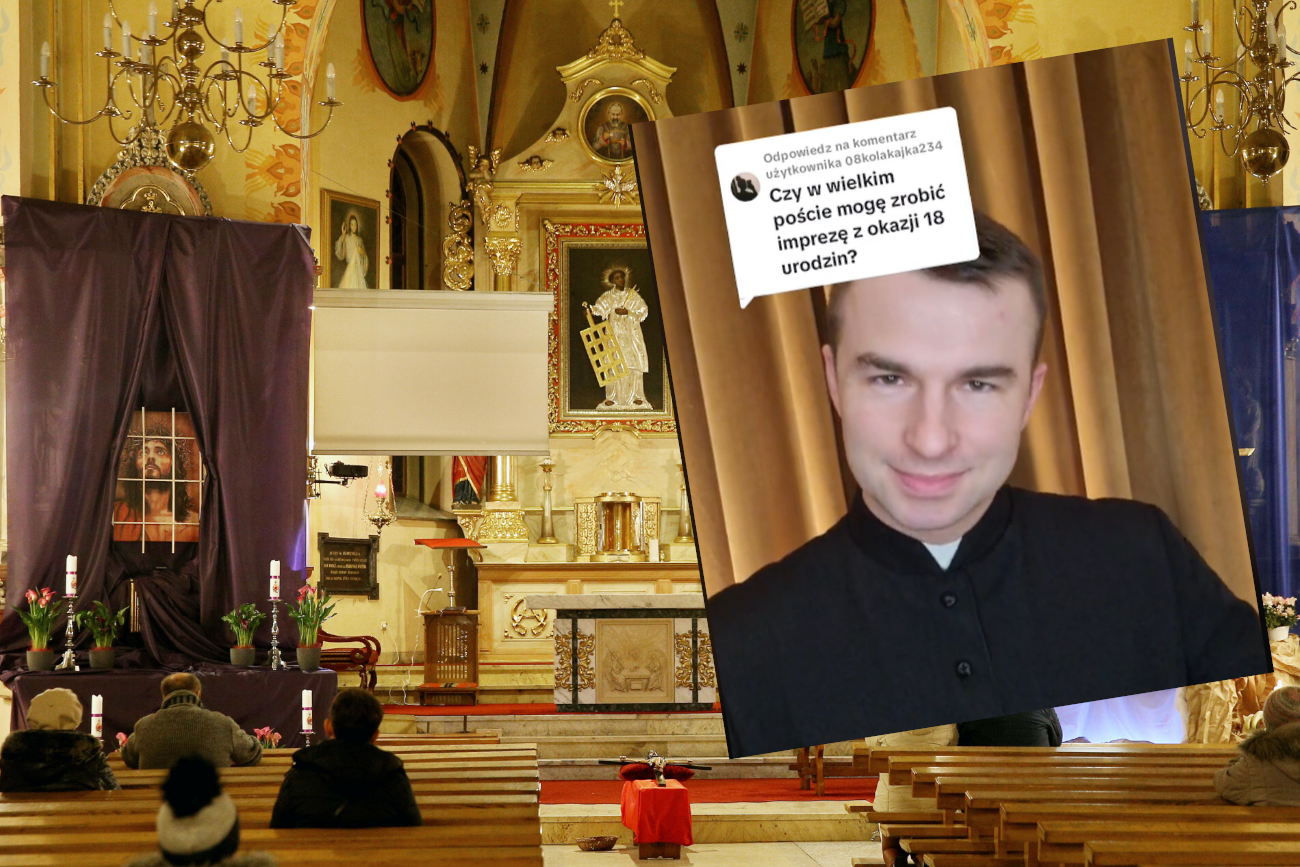 Nastolatek zapytał o imprezę w czasie wielkiego postu. Odpowiedział mu ksiądz z TikToka.