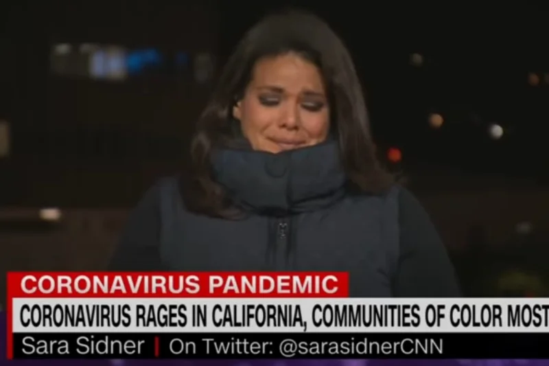 Reporterka CNN, Sara Sidner, rozpłakała się mówiąc o ofiarach koronawirusa w USA.