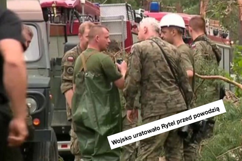 "Kłamstwa przekroczyły granicę dobrego smaku" – oceniają internauci. Tą pochwałą za akcję w Rytlu "Wiadomości" TVP przeszły same siebie