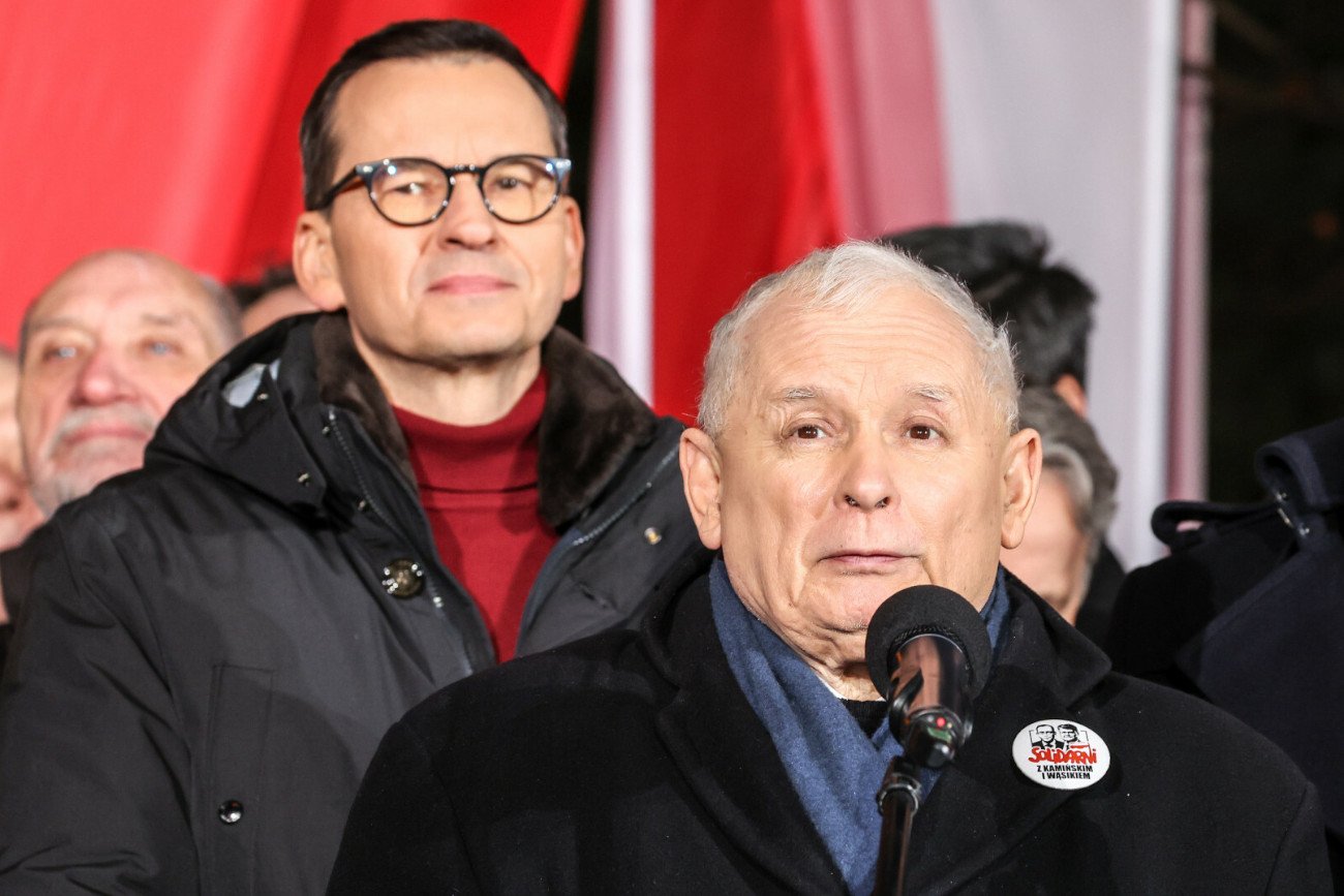 Jarosław Kaczyński i Mateusz Morawiecki