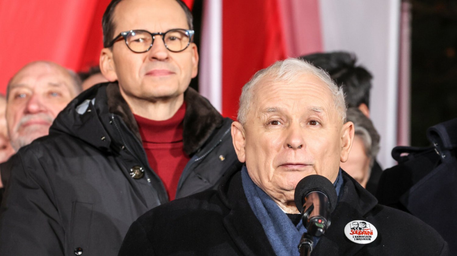 Jarosław Kaczyński i Mateusz Morawiecki