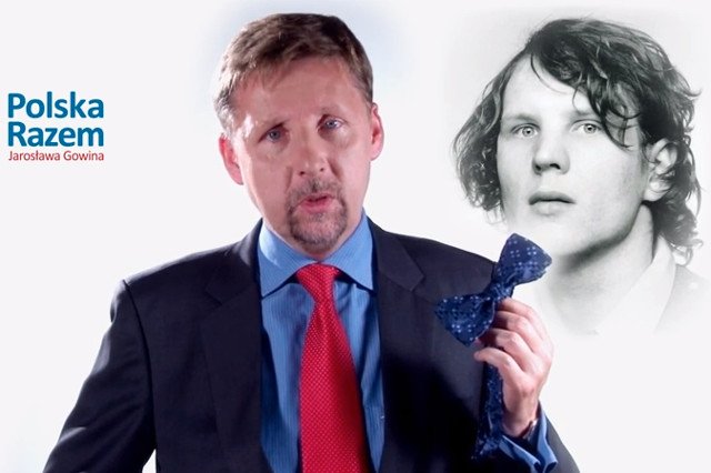 Polska Razem sięgnęła po muszkę, by uderzyć w Janusza Korwin-Mikkego