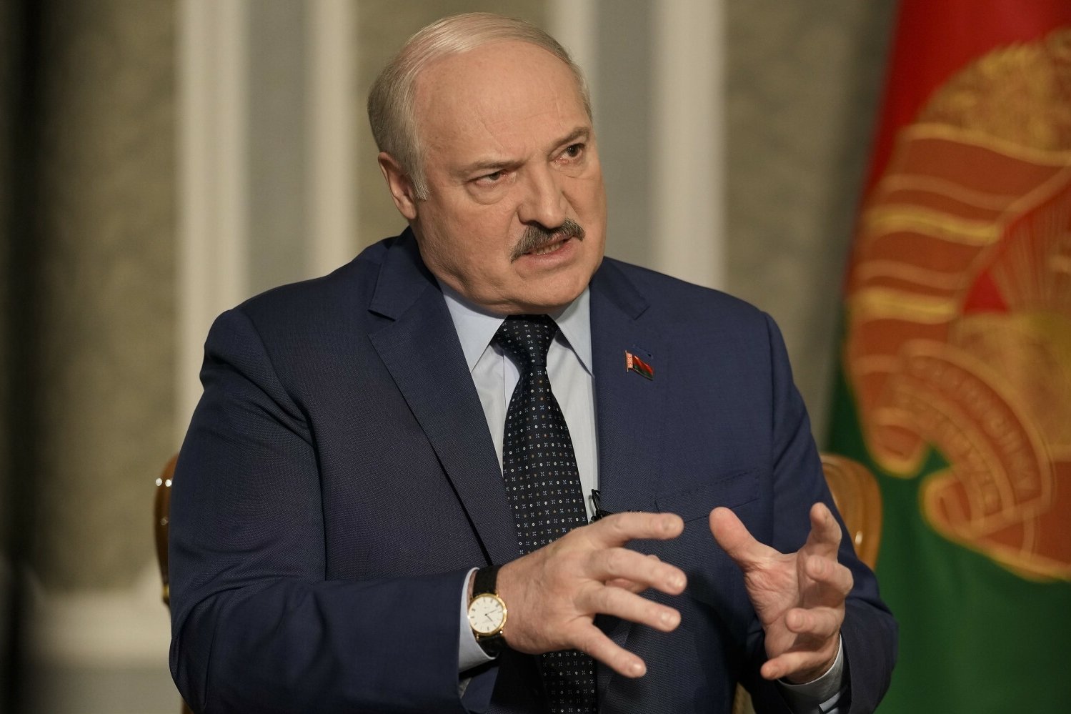 Białoruski dyktator twierdzi, że Polska chce odebrać zachodnią Ukrainę.