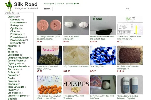 Tak wyglądała giełda internetowa Silk Road