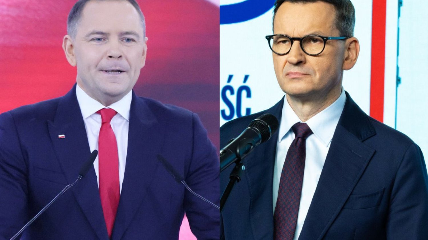 Wyborcy PiS zabrali głos w sondażu. Tak ocenili Nawrockiego i Morawieckiego.