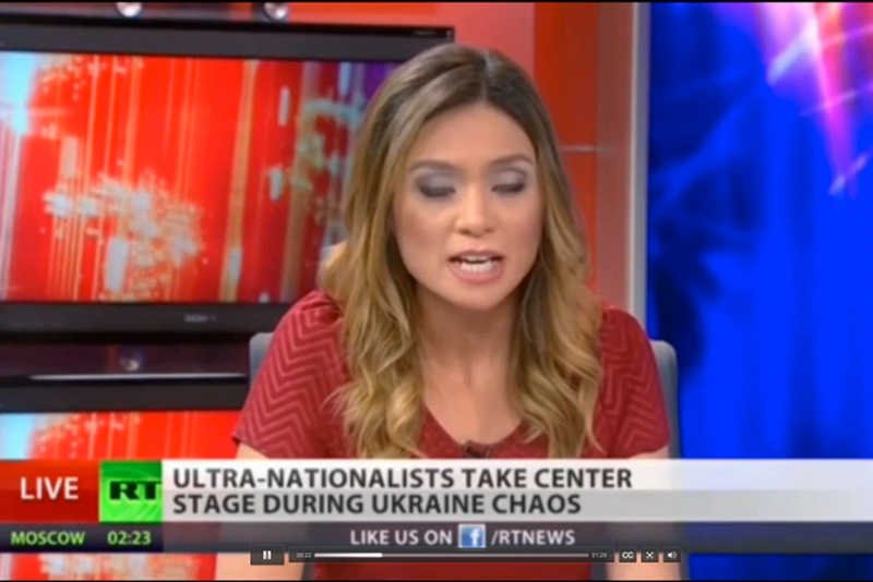 Dziennikarka RT na wizji zrezygnowała z pracy, krytykując agresję kremla na Krym.
