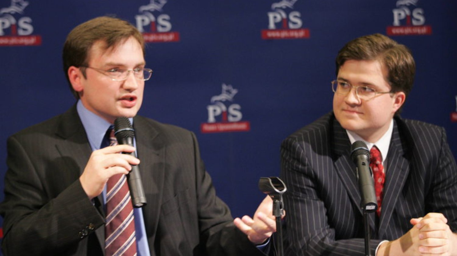 Michał Krupiński od lat towarzyszy rodzinie Ziobrów. Na zdjęciu w 2005 roku.