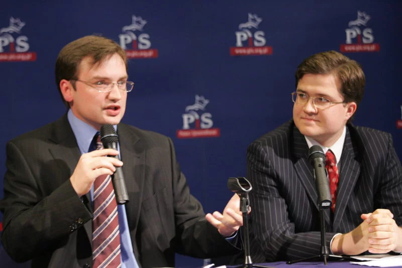 Michał Krupiński od lat towarzyszy rodzinie Ziobrów. Na zdjęciu w 2005 roku.