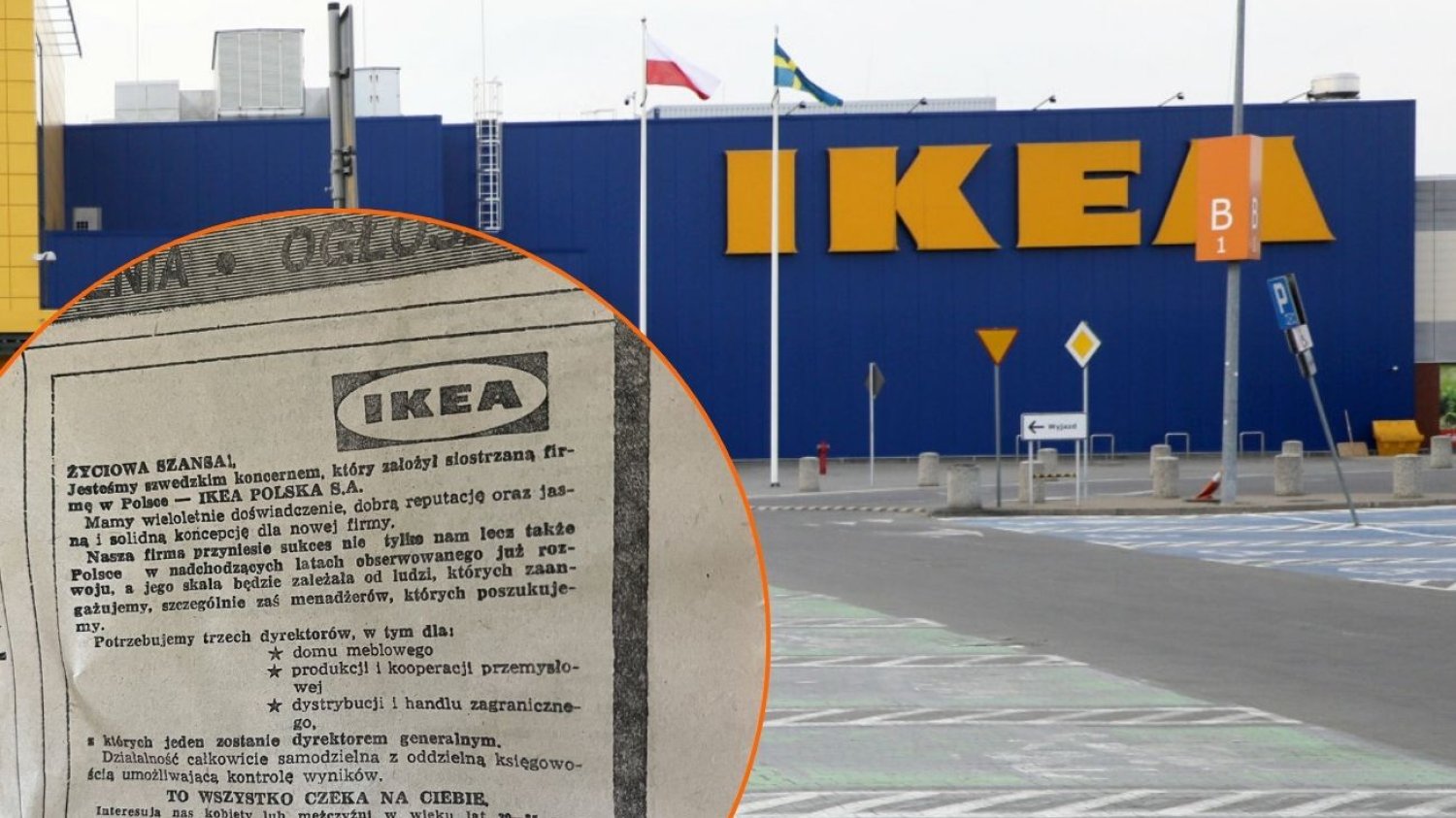 Ogłoszenie IKEI z 1988 roku. Takie mieli wymagania