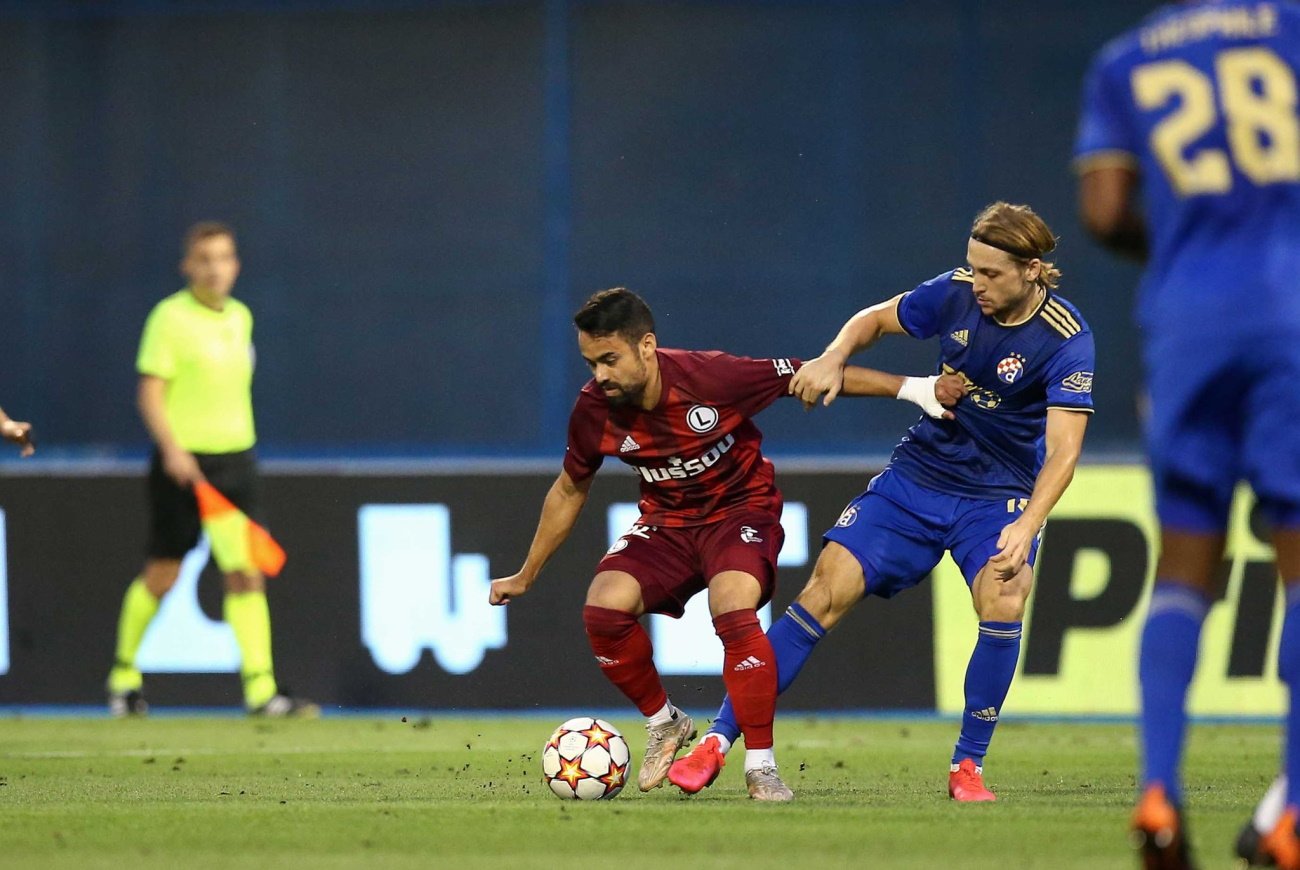 Dinamo Zagrzeb zremisowało z Legią Warszawa pierwsze starcie w kwalifikacjach Ligi Mistrzów