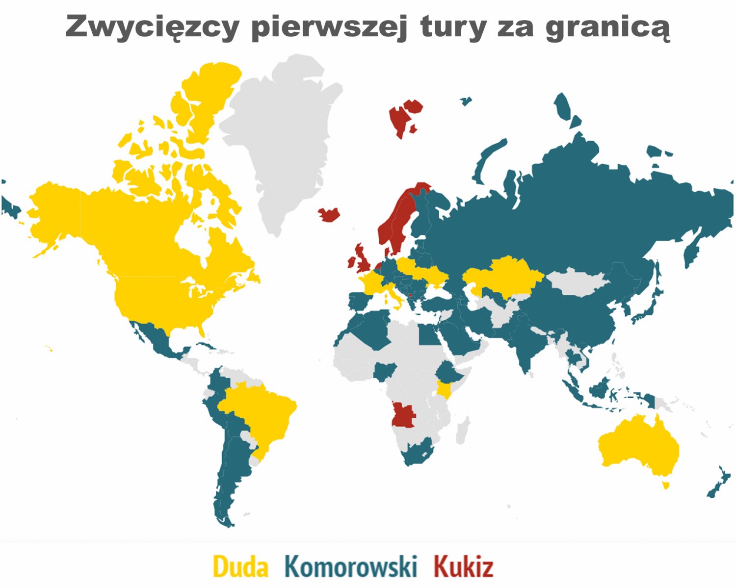 Zwycięzcy I tury wyborów prezydenckich