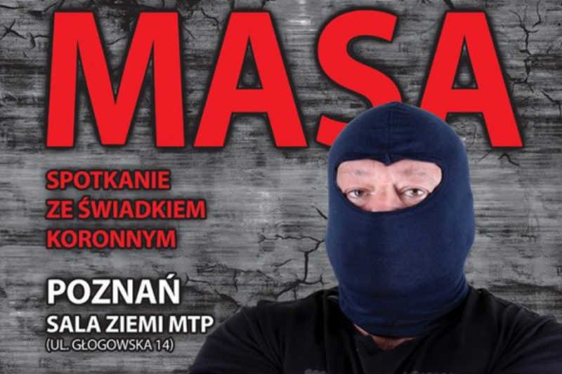 Świadek koronny Jarosław Sokołowski ps. "Masa" pojawi się na spotkaniu promocyjnym.