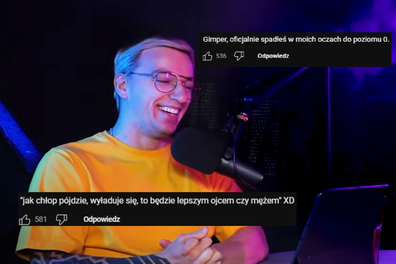 Gimper odleciał. Jego wypowiedź o zdradach i związkach to toksyczny bełkot