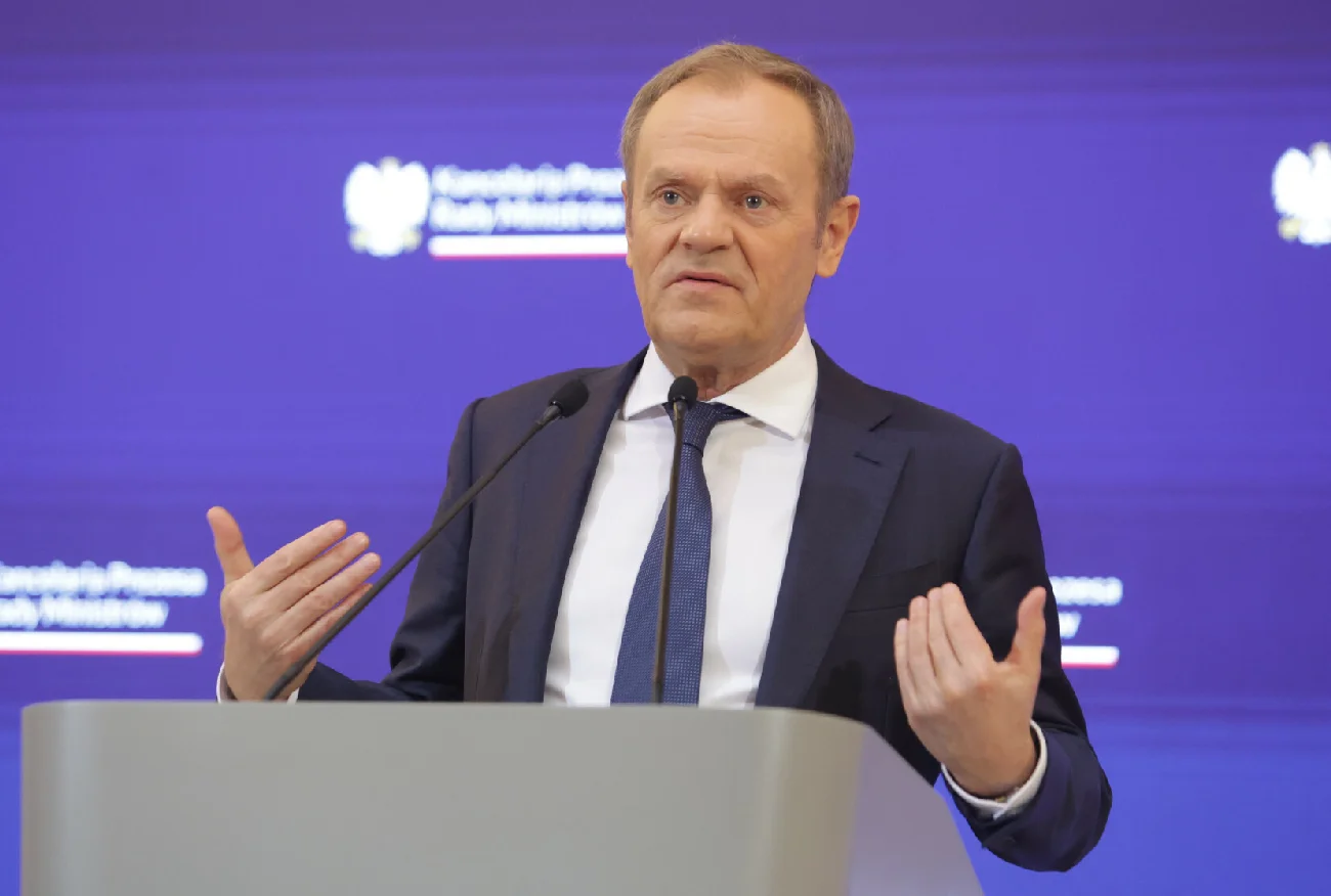Konferencja Donalda Tuska. Ostra odpowiedź dla Dudy i Kamińskiego.