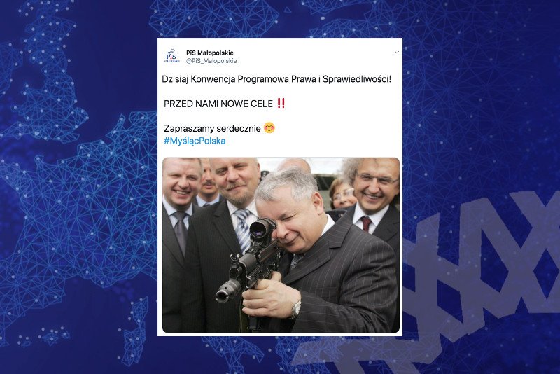 Ta zapowiedź konwencji PiS to niechlubny hit internetu.