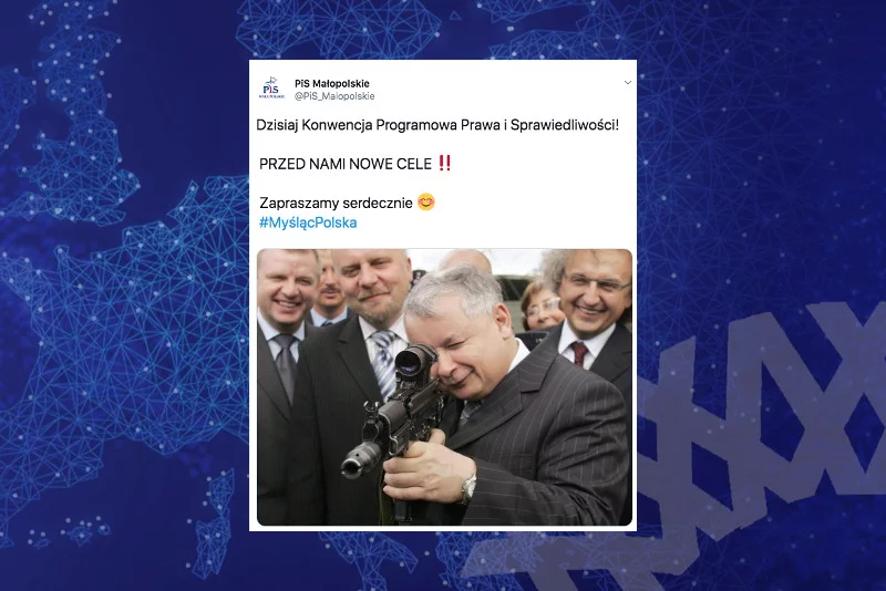 Ta zapowiedź konwencji PiS to niechlubny hit internetu.