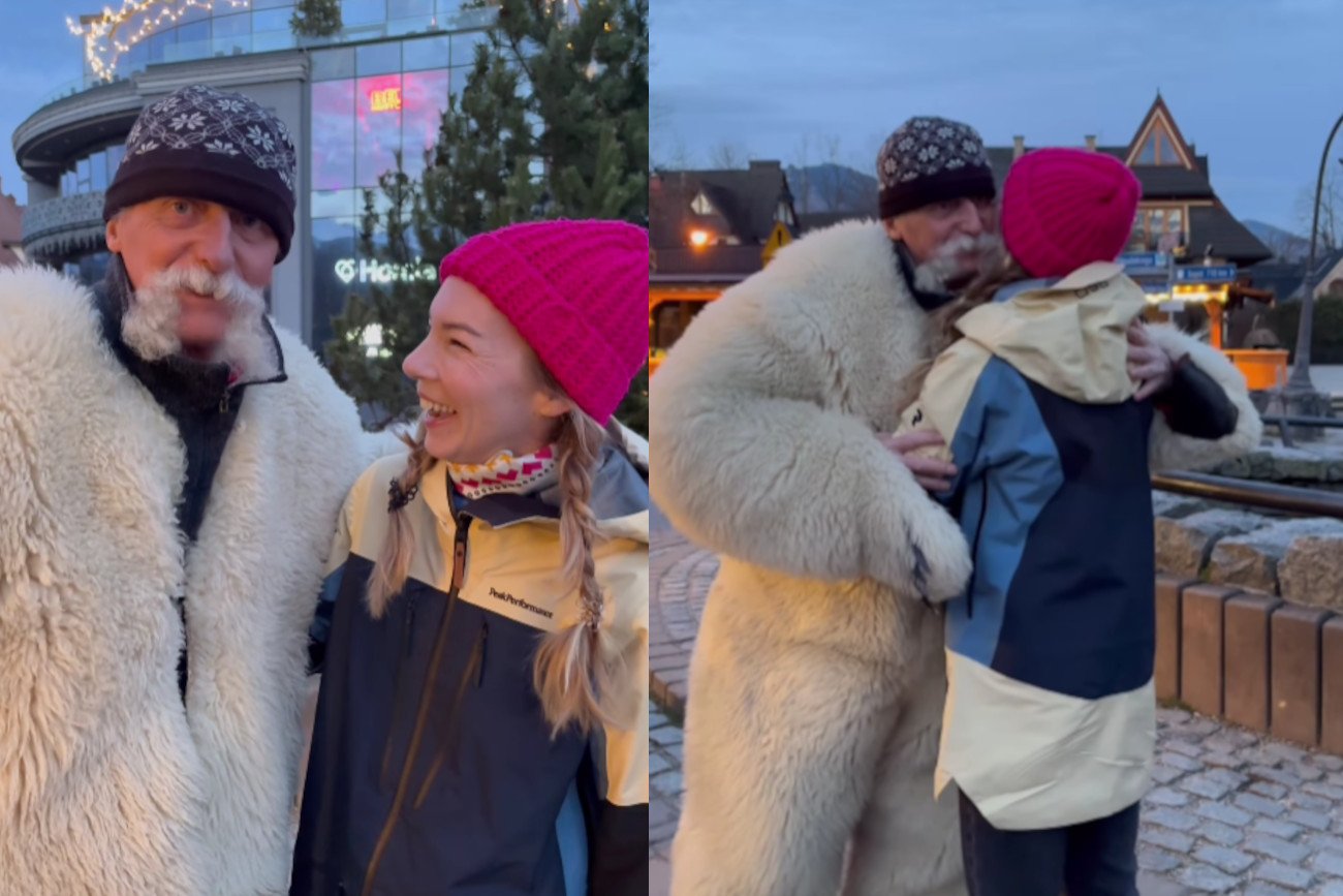 Hania Turnau dodała kolejny filmik z misiem z Zakopanego. Tym razem prawdziwym.