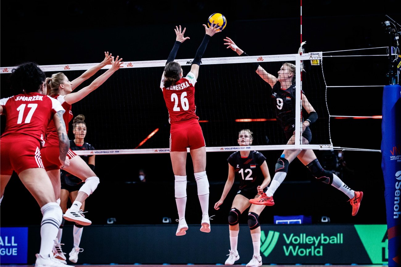 W trzech setach Biało-Czerwone przegrały w poniedziałek z Niemkami w Lidze Narodów