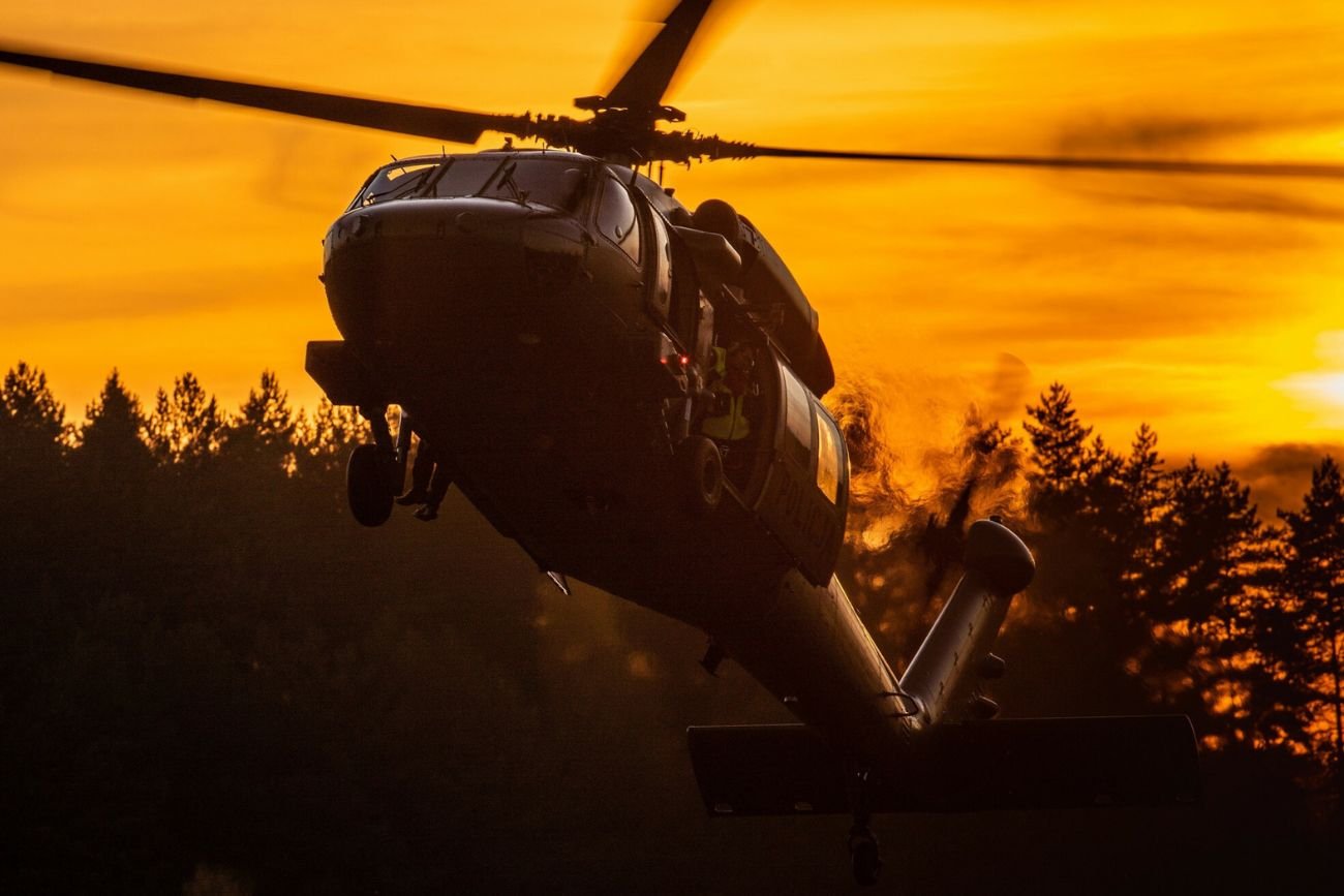 Manewry nad Świnoujściem.