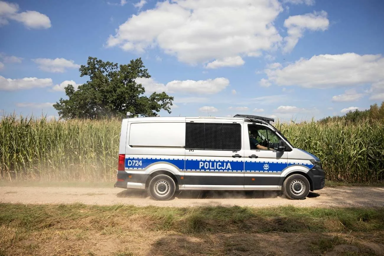 Dron znaleziony na terenie województwa łódzkiego.