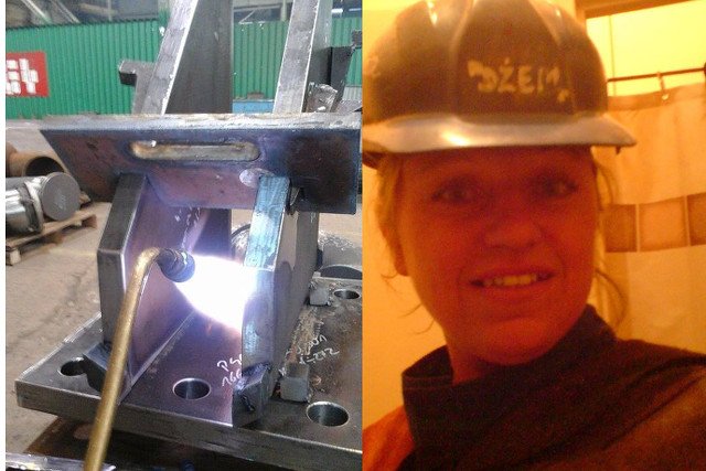 Spawanie to nie jest zajęcie dla kobiet? Bożena Jedynak udowadnia, że wręcz przeciwnie