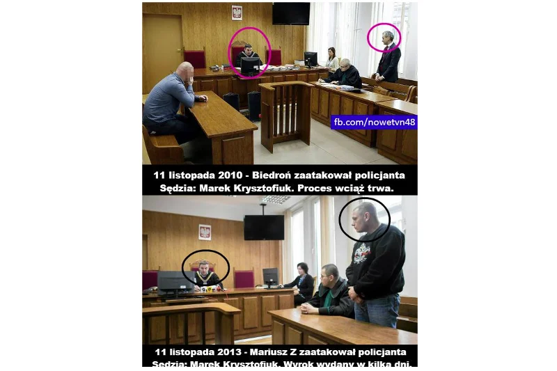 Dwa procesy, jeden od dwóch lat się toczy, drugi szybko się skończył