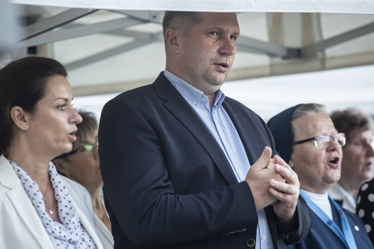 Katarzyna Czarnek i Przemysław Czarnek.