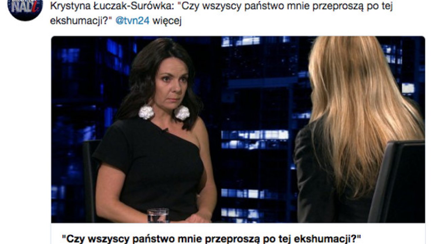Część internautów skupiła się na wyglądzie Łuczak-Surówki, a nie na tym, co mówiła.