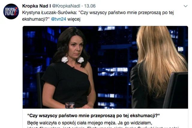 Część internautów skupiła się na wyglądzie Łuczak-Surówki, a nie na tym, co mówiła.