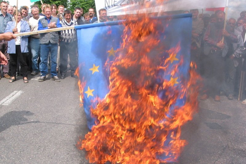 Wśród rolników było wielu przeciwników wejścia Polski do Unii Europejskiej. Bali się m.in. konkurencji.