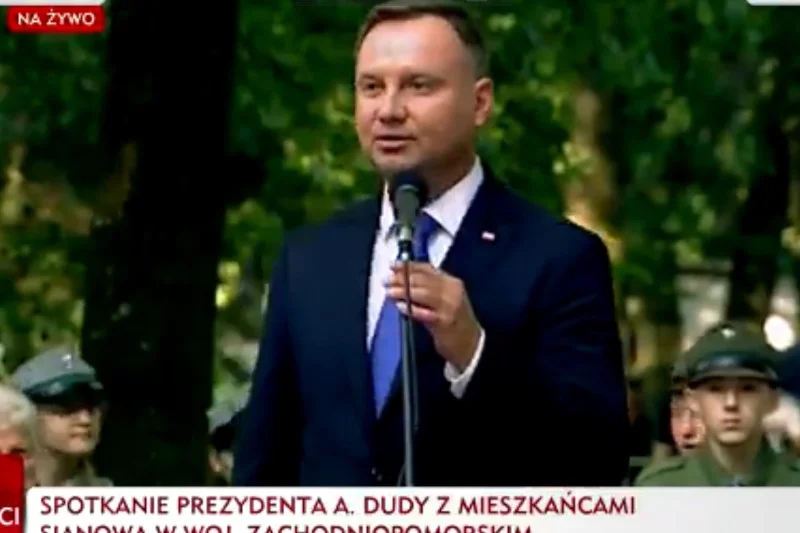 Andrzej Duda postawił w Sianowie odważną tezę.