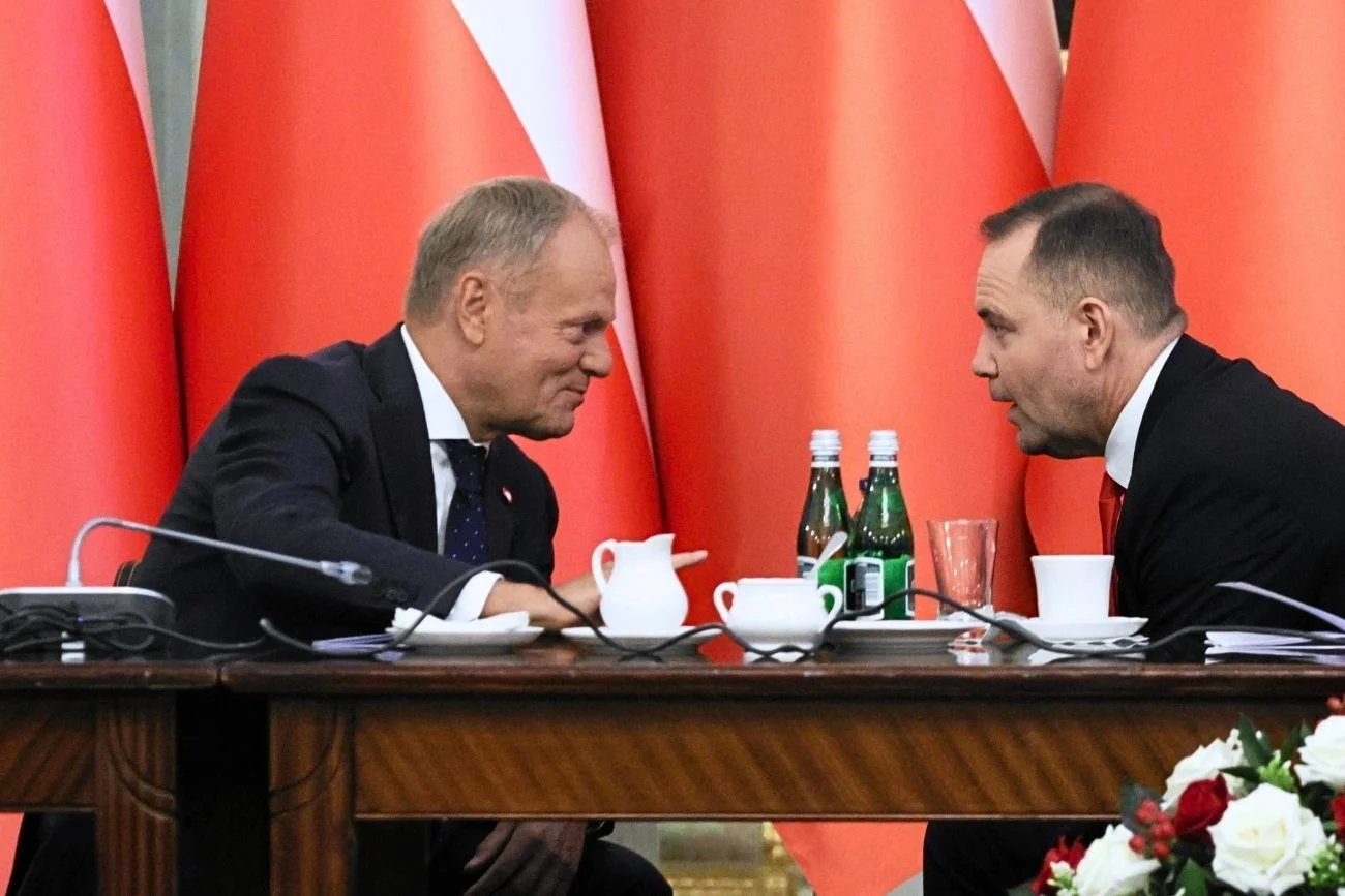 Tusk poprawił Nawrockiego.