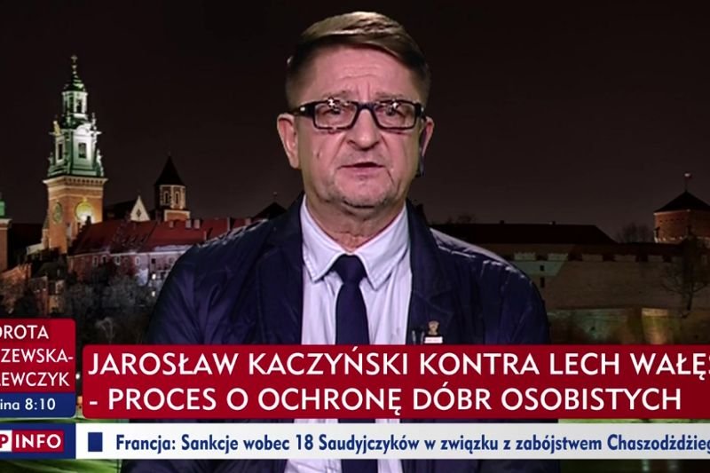 Ryszard Majdzik mógł swobodnie obrażać Lecha Wałęsę na antenie TVP Info.